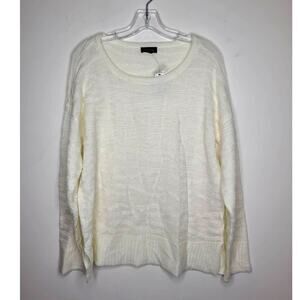 NWT Limited cream lightweight tunic sweater with zigzag pattern - XL